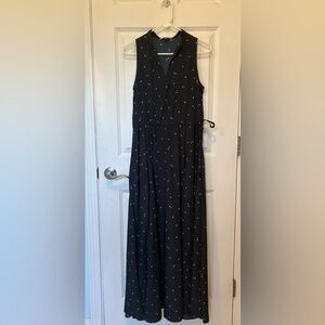 LLBean signature polka dot dress